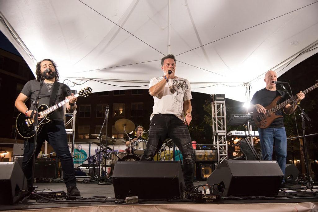 Arena Rock performing at Downtown Sounds