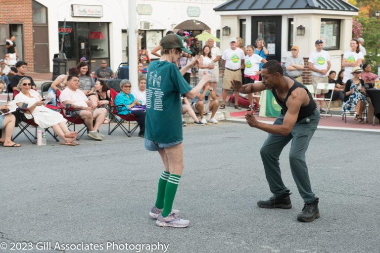 People Dancing at Downtown Sounds