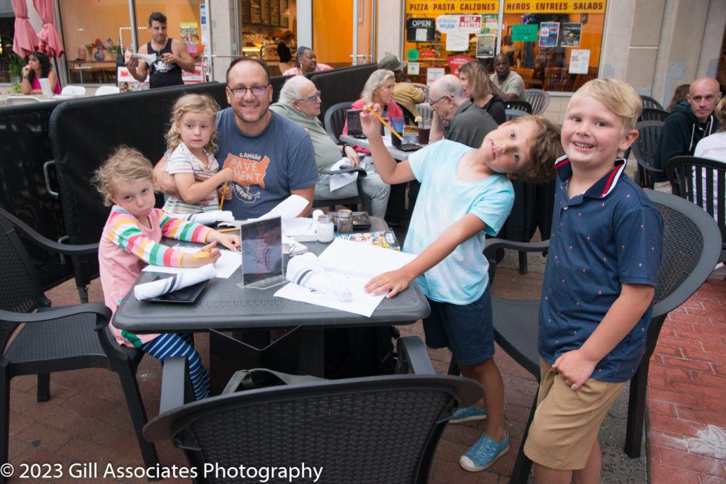 People enjoying Downtown Sounds