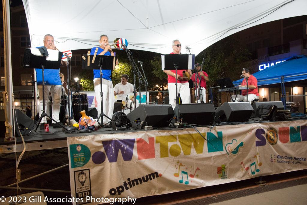 Jose Trombone and Conjunto Rumbon performs at Downtown Sounds