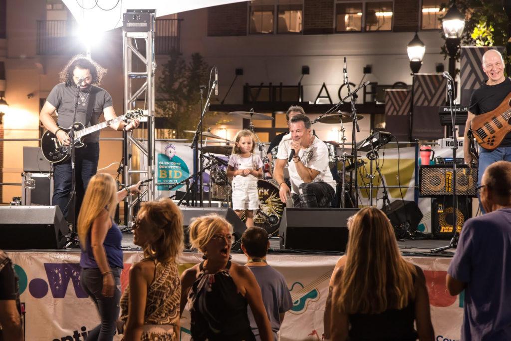 Arena Rock performing at Downtown Sounds